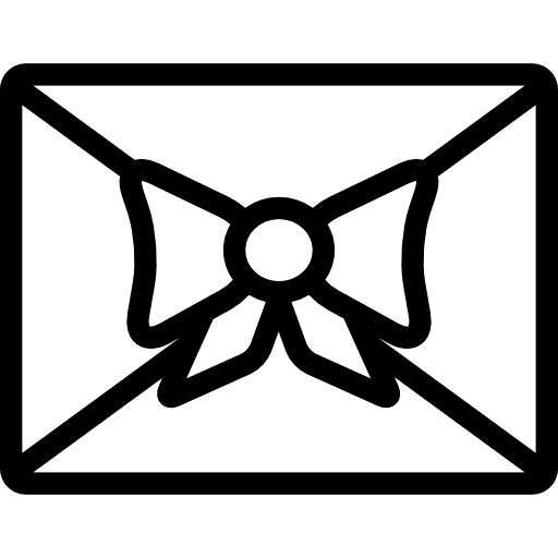 Giftbox with ribbon christmas present gift gifts icon