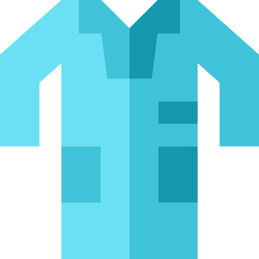 Doctor coat clothes hospital doctor coat icon