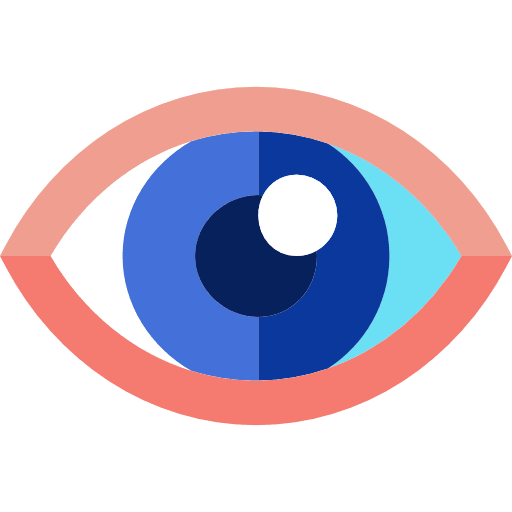 Eye vision optical people icon