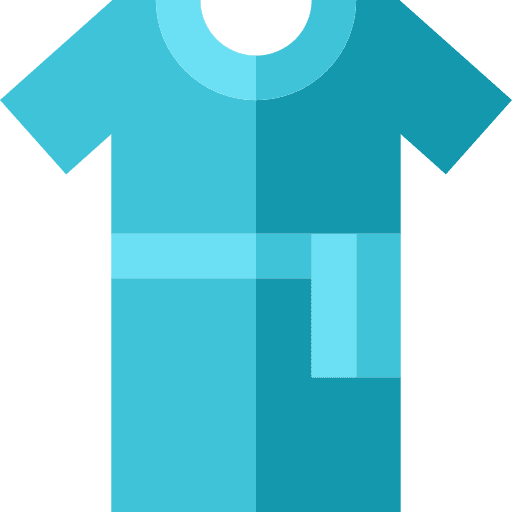 Patient robe clothing fashion patient icon