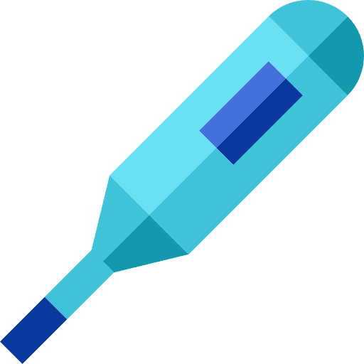 Thermometer celsius temperature degrees icon