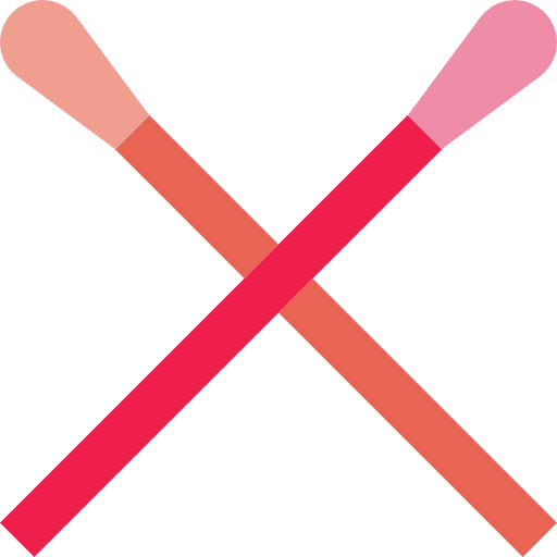 Cotton applicator tool hospital doctor icon