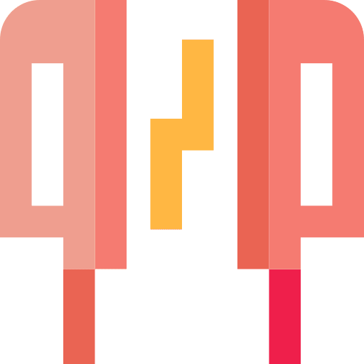 Defibrillator first aid medical health care icon