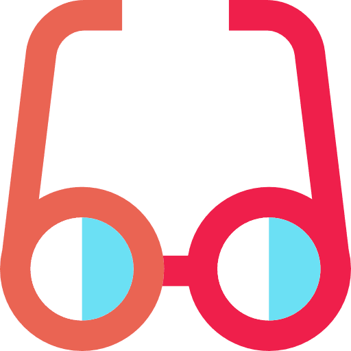 Eyeglasses optical reading glasses tools and utensils icon