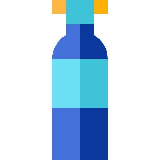 Gas cylinder health care hospital medical icon