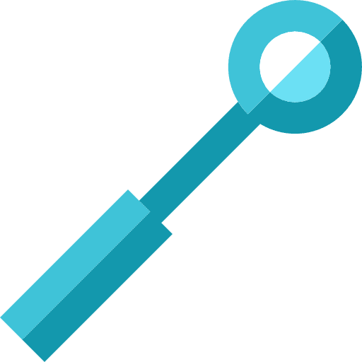 Laryngeal mirror laryngeal mirror hospital medical icon