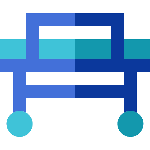 Stretcher illness stretcher hospital icon