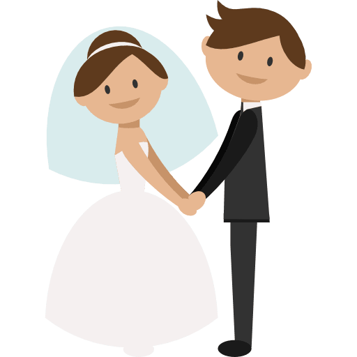 Wedding couple groom wedding couple people icon
