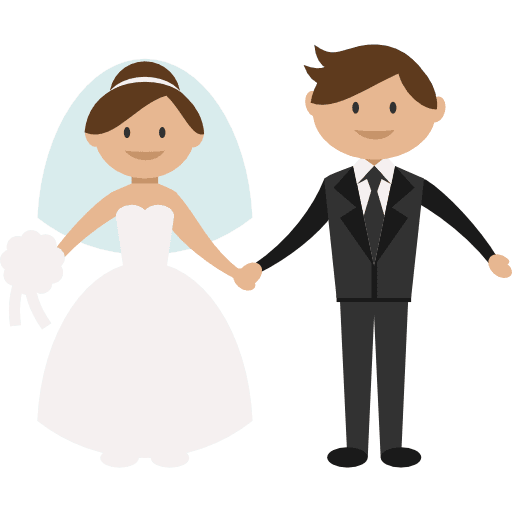 Wedding couple people bride romantic icon