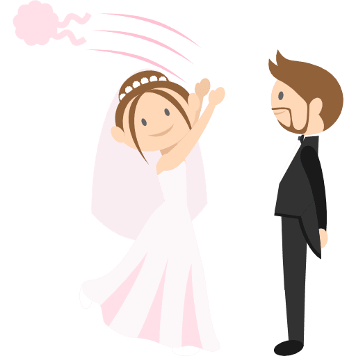 Wedding couple wedding couple bride groom icon