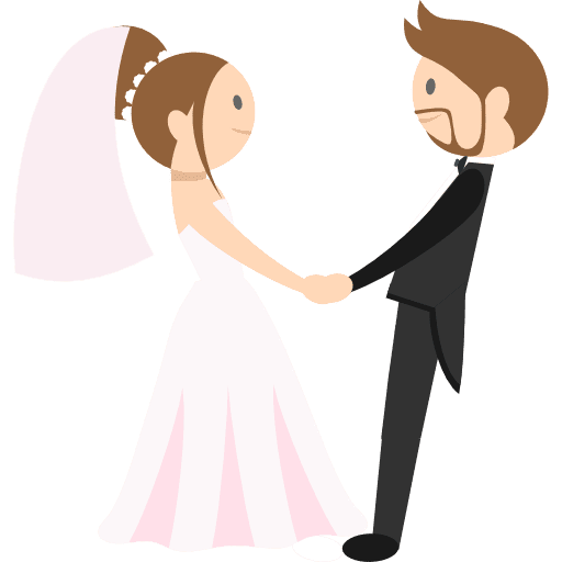 Wedding couple wedding couple groom bride icon
