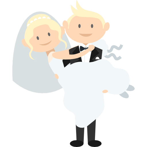 Wedding couple bride wedding couple romantic icon