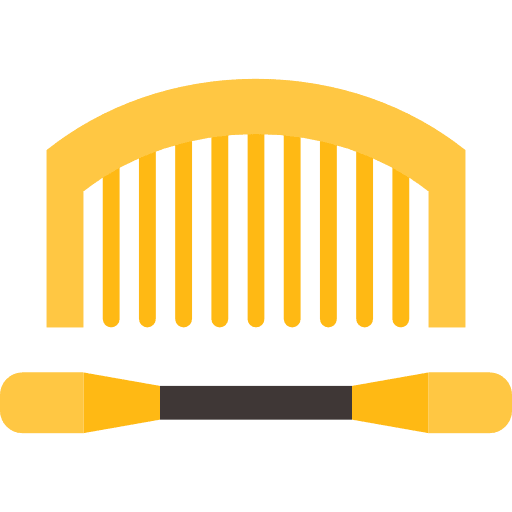 Kogai and kushi kanzashi ornaments kogai and kushi icon