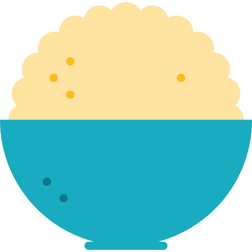 Rice chinese food bowl rice icon