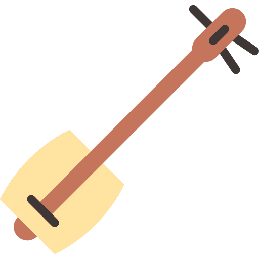 Shamisen music japanese shamisen icon