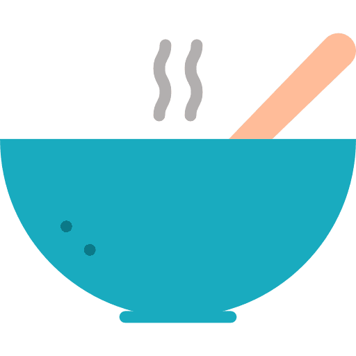 Soup hot drink soup bowls icon