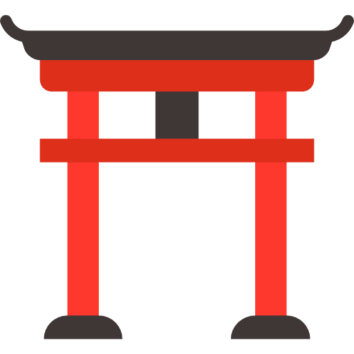 Torii asia torii gate japan icon