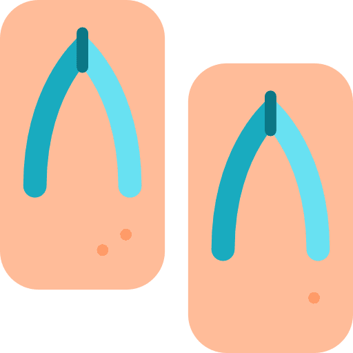 Geta shoes slipper flip flop icon