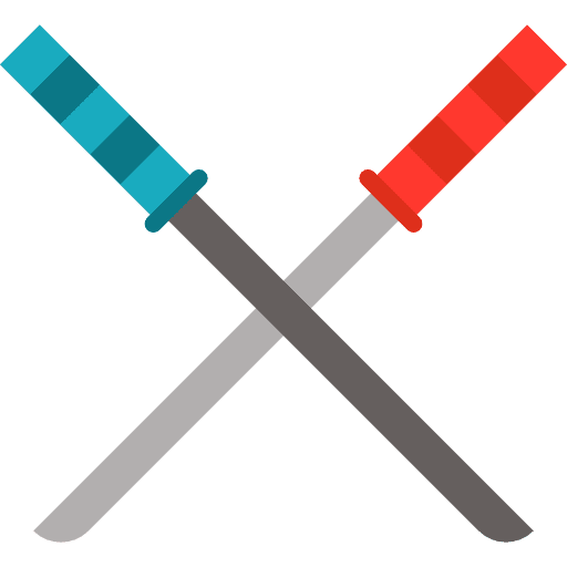 Katana sabre blade weapons icon