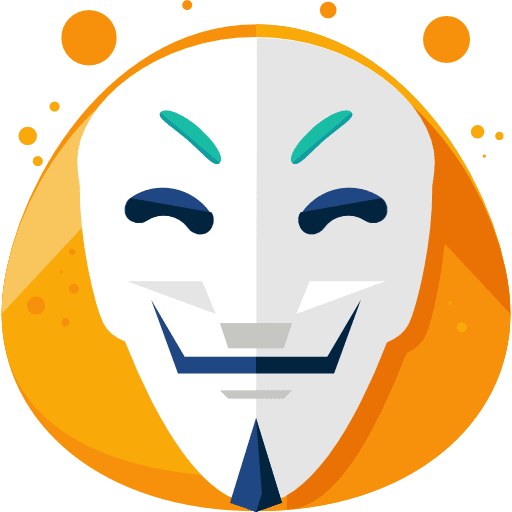 Masked carnival emoticons smileys icon