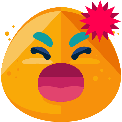 Angry emoticons angry emoji icon