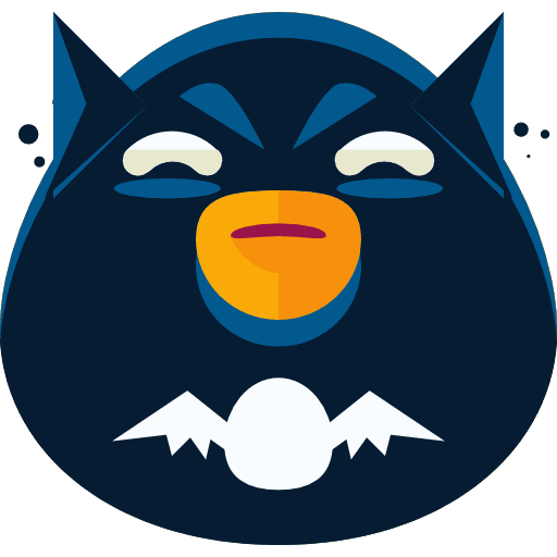 Bat emoticons bat smileys icon