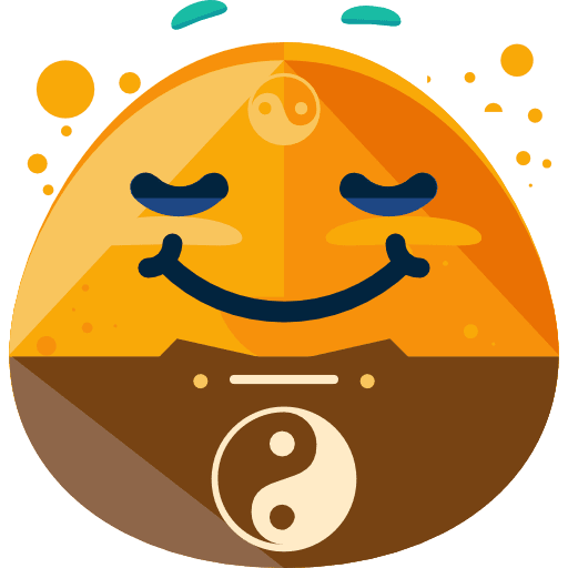 Peaceful emoticons feelings peaceful icon