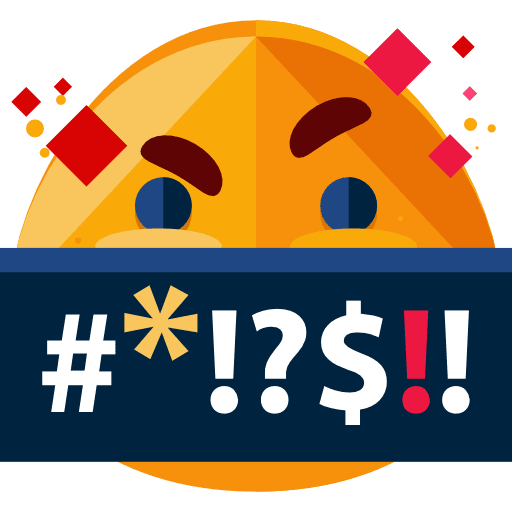 Yelling yelling smileys emoticons icon