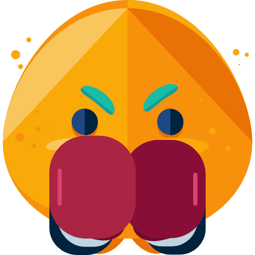Boxer smileys emoji emoticons icon