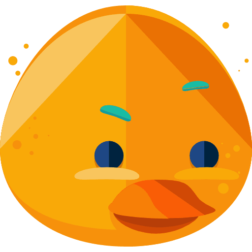 Duck duck smileys emoticons icon