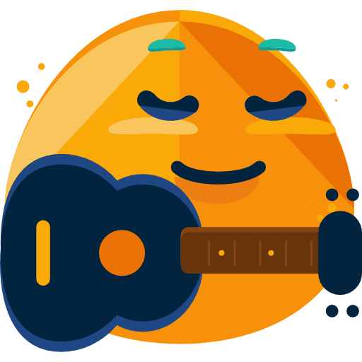 Guitar player smileys guitar player emoticons icon