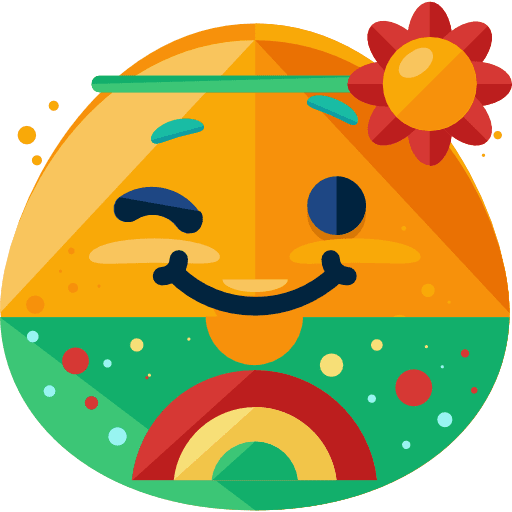 Hippie emoticons emoji hippie icon