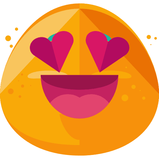 In love smileys emoticons emoji icon