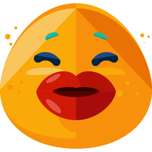 Kiss kiss emoji emoticons icon