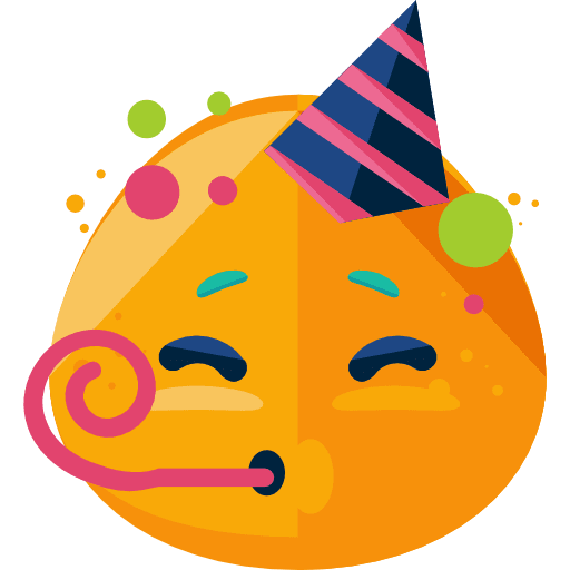 Party emoticons emoji party icon