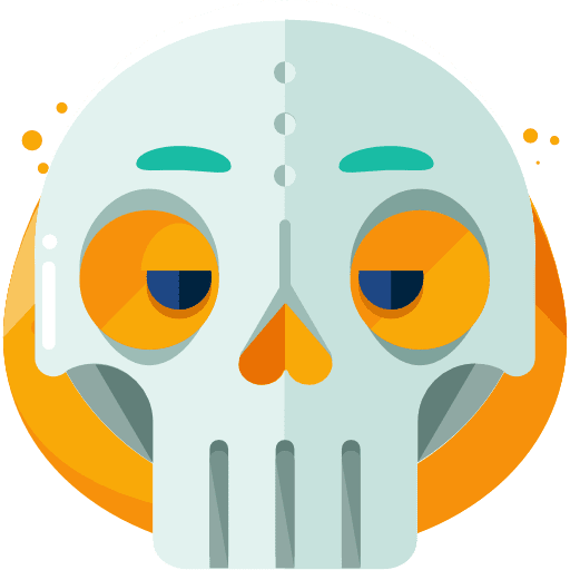Skull dead skull emoji icon