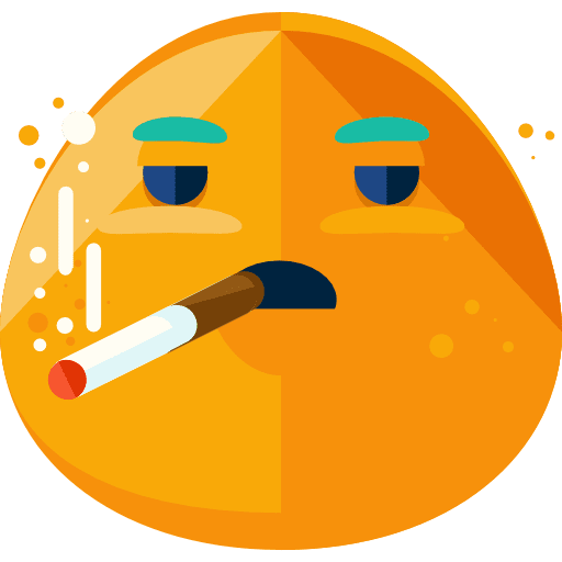 Smoker smoking emoticons feelings icon