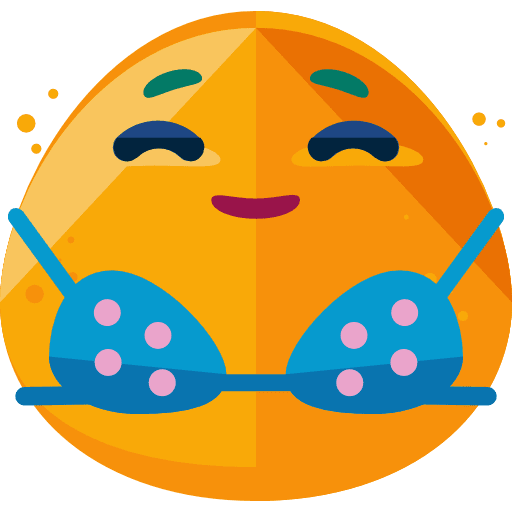 Sun bath emoji sun bath summer icon