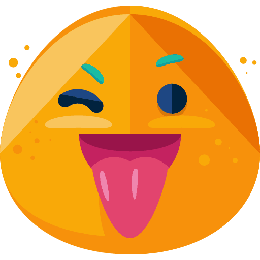Tongue out smileys emoji feelings icon