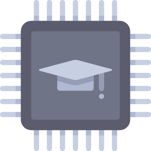 Chip chip processor electronic icon