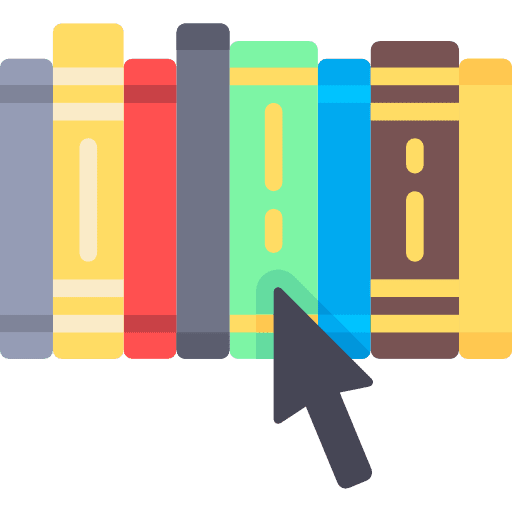 Library literature book library icon