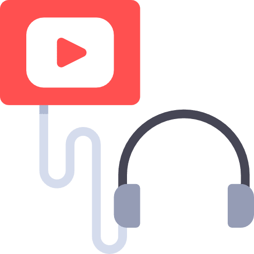 Video player music and multimedia play button movie icon
