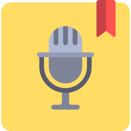 Listening document archive files and folders icon