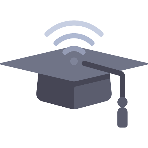 Mortarboard mortarboard graduation education icon