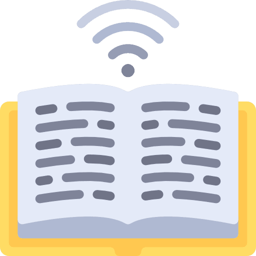 Open book study literature books icon