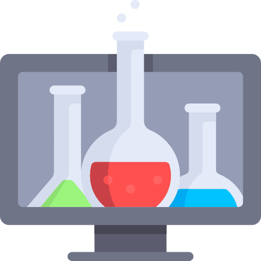 Chemistry chemistry chemical flasks icon