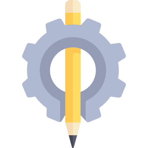 Design pencil edit tools settings icon