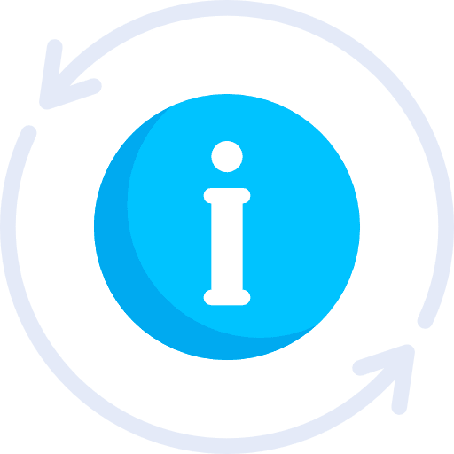 Information circle customer service shapes icon