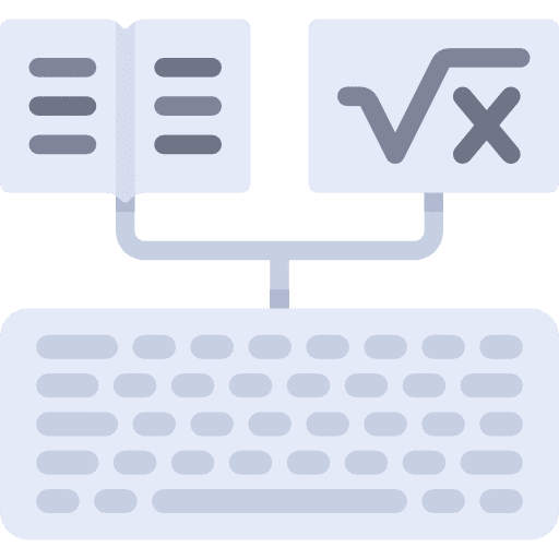 Keyboard computer technology education icon
