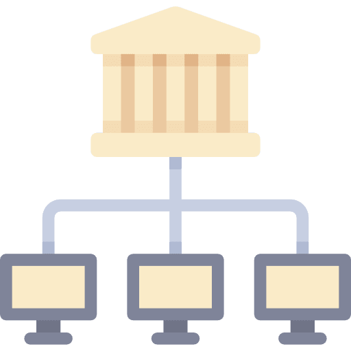 University school monitor university icon